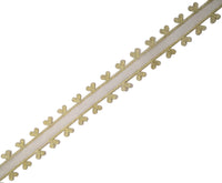 Organza Metallic Heart Edge