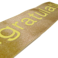 Congratulations Ribbon - Gold
