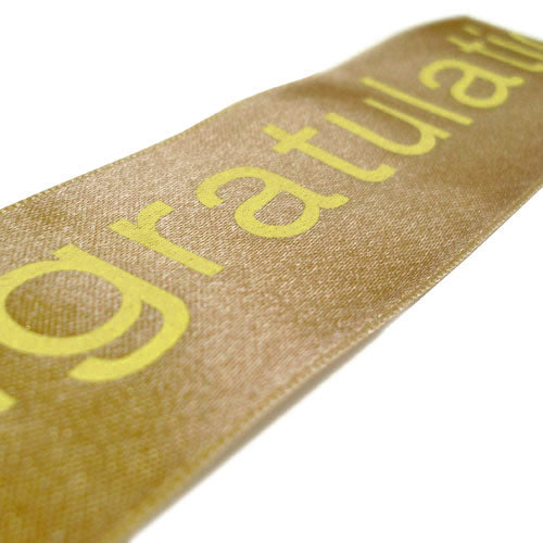 Congratulations Ribbon - Gold – Cherry Ribbon